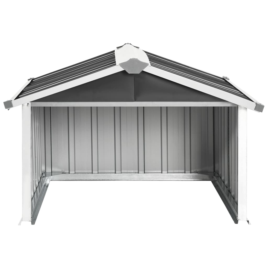 Garden Robot Lawnmower Shed 92 x 97 x 63 cm Galvanised Steel Anthracite