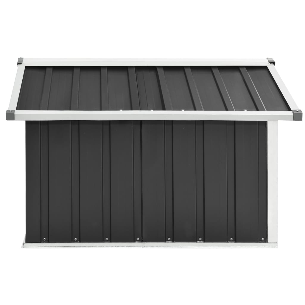 Garden Robot Lawnmower Shed 92 x 97 x 63 cm Galvanised Steel Anthracite