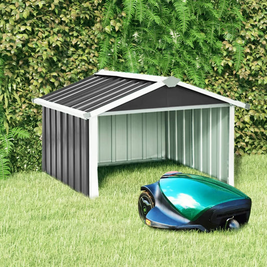 Garden Robot Lawnmower Shed 92 x 97 x 63 cm Galvanised Steel Anthracite